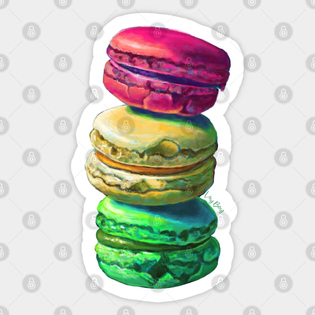 Macaron Tower Sticker by VeryBerry